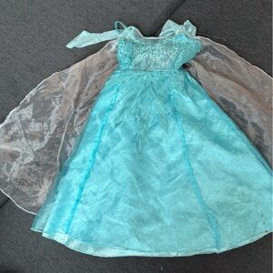 Disney Frozen Inspired Costume - Aqua and Silver